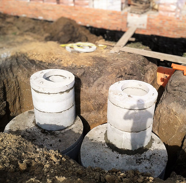 Септики из бетонных колец в Калининском районе